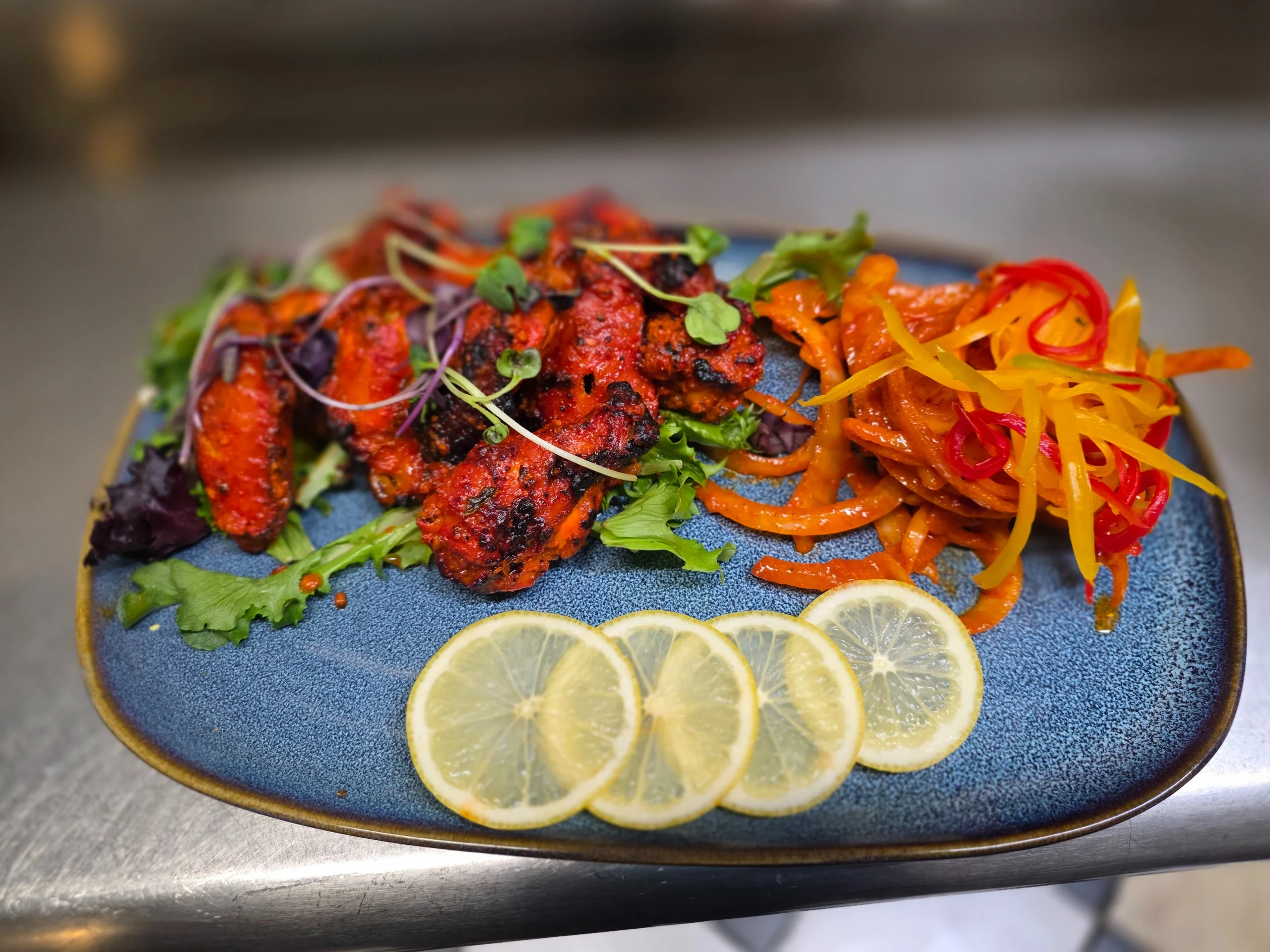 Fresh naan from the tandoor